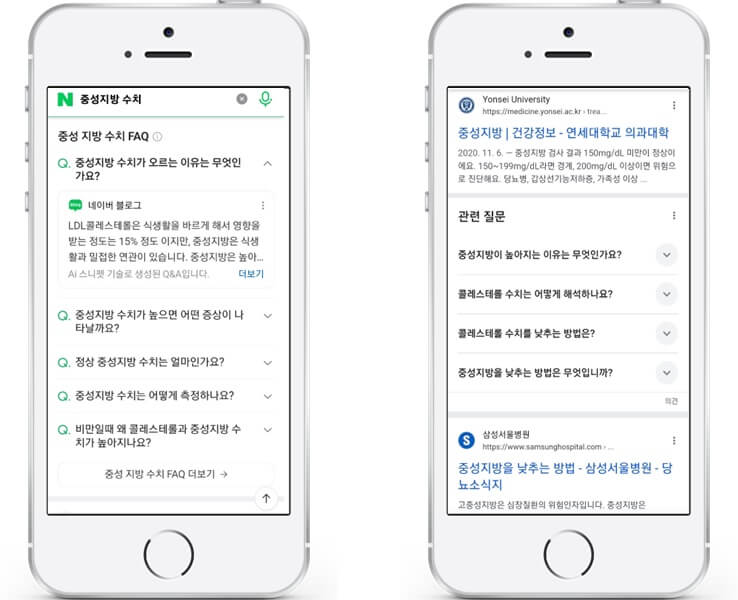 네이버 구글 FAQ 스키마 화면